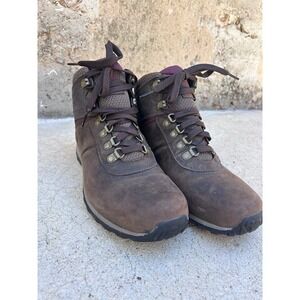 Size 10-Women's Timberland Norwood Mid Waterproof Hiking Boots  Dark Brown Gorp